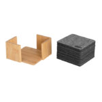 POSAVASOS DE RPET "KOSTER" (T683 GRIS) - Imagen 5