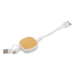 CABLE RETRÁCTIL DE CARGA "CONNY" (EC762 BLANCO) - Imagen 4