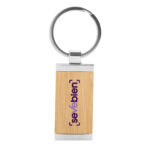 LLAVERO DE BAMBÚ "TAG" (T647 MADERA) - Imagen 2