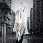 PONCHO IMPERMEABLE PARA LLUVIA "RAINY" (T649 GRIS) - Imagen 6