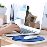 MOUSE PAD DE GEL ERGONOMICO ANTIDESLIZANTE (TEC155-U) AZUL - Imagen 2