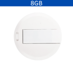 MEMORIA USB BOTON 8GB (USB139-U) BLANCO - Imagen 3